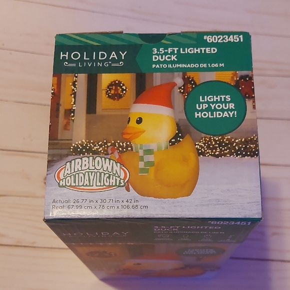 Holiday Living Lighted Duck Inflatable - Picture 4 of 4